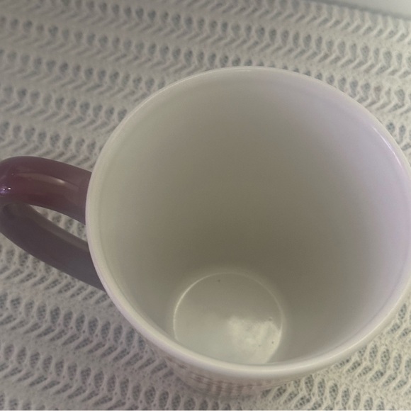 Whimsical Cat Mug with Lid - happiness is owned by a cat - Picture 3 of 6